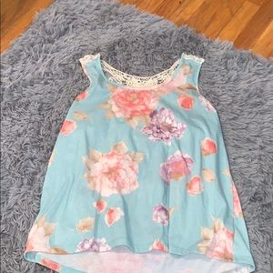 Floral tank top